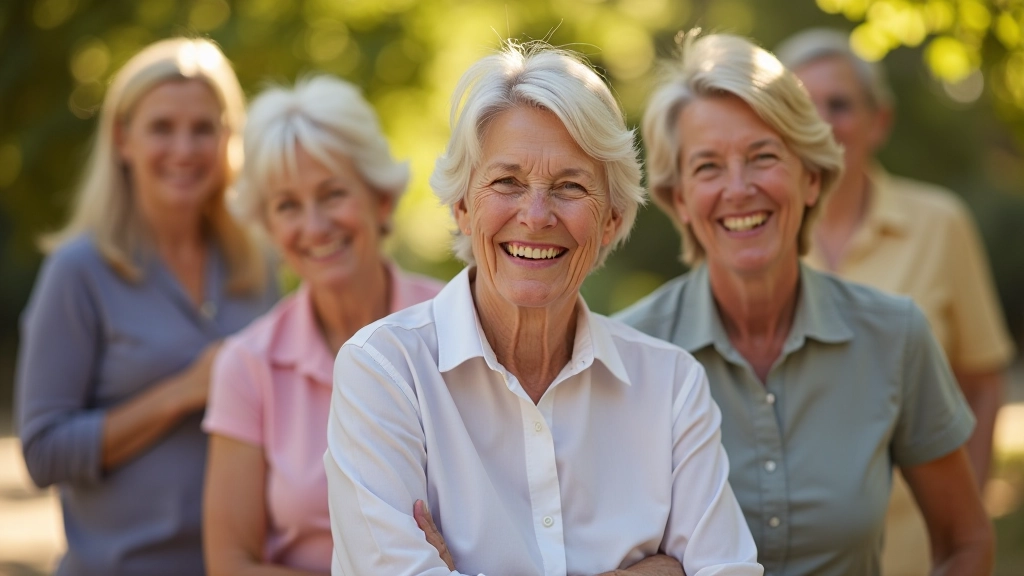 Pessoas maduras desfrutando de atividades ao ar livre em Portugal, sorrindo e conectadas com a comunidade